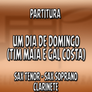 Um Dia de Domingo (Tim Maia e Gal Costa) - Sax Tenor-Soprano-Clarinete (Bb)