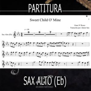 Sweet Child O' Mine (Guns N' Roses) - Sax Alto (Eb)