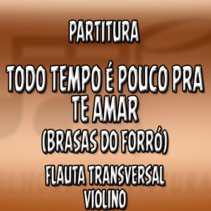 Todo tempo é pouco pra te amar (Brasas do Forró) – Flauta-Violino (C)