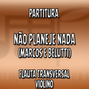 Não Planeje Nada (Marcos e Belutti) – Flauta-Violino (C)