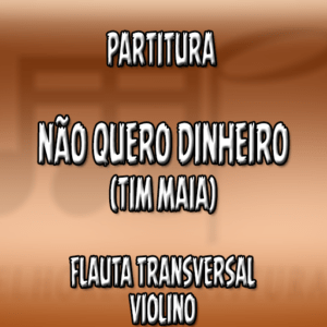 Não Quero Dinheiro (Tim Maia) - Flauta-Violino (C)
