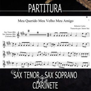 Meu Querido Meu Velho (Roberto Carlos) - Tenor-Soprano-Clarinete (Bb)