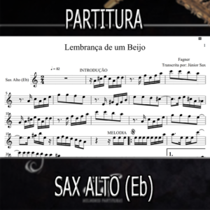Lembrança de um Beijo (Fagner) – Sax Alto (Eb)