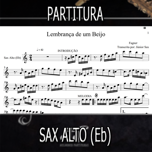 Deslizes - Fagner - Partitura para Saxofone Alto (Eb)
