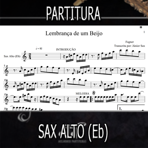 Deslizes - Fagner - Partitura para Saxofone Tenor Soprano (Bb)