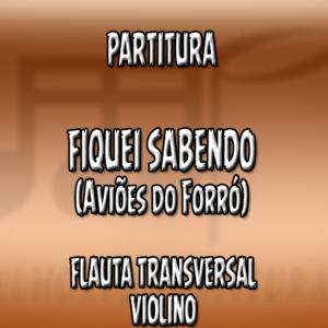 Fiquei Sabendo (Aviões do Forró) - Flauta-Violino (C)