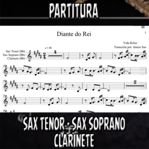 Diante do Rei (Vida Reluz) - Sax Tenor-Soprano-Clarinete (Bb)