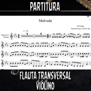 Malvada (Zé Felipe) – Flauta-Violino (C)