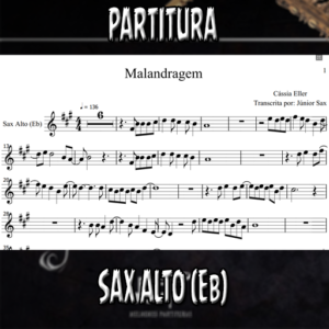 Malandragem (Cássia Eller) - Sax Alto (Eb)