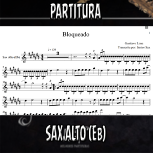 Bloqueado (Gusttavo Lima) - Sax Alto (Eb)