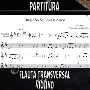 Daqui só se leva o amor (Jota Quest) - Flauta-Violino (C)
