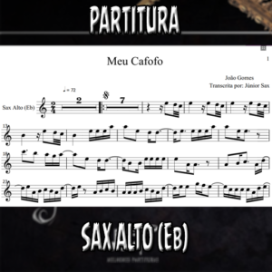 Meu Cafofo (João Gomes) - Sax Alto (Eb)