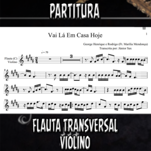 Vai Lá Em Casa Hoje (George Henrique e Rodrigo) - Flauta-Violino (C)