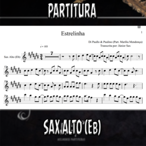 Estrelinha (Di Paullo e Paulinho) - Sax Alto (Eb)