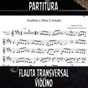 Acalma o Meu Coração (Anderson Freire) – Flauta-Violino (C)