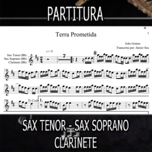 Terra Prometida (João Gomes) - Sax Tenor-Soprano-Clarinete (Bb)