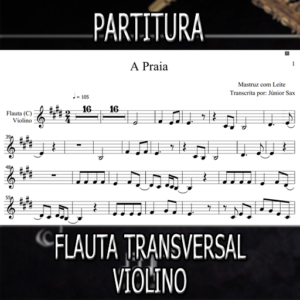 A Praia (Mastruz com Leite) - Flauta-Violino (C)