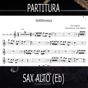 Indiferença (José Augusto) - Sax Alto (Eb)