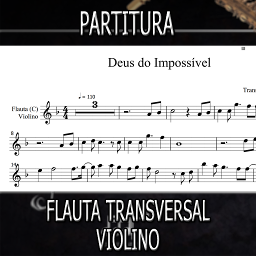 Partitura Deus do Impossível (Aline Barros)