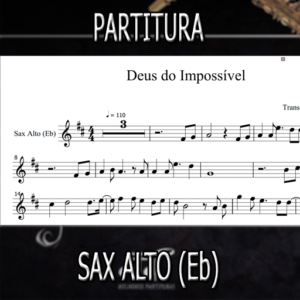 Partitura Deus do Impossível (Aline Barros)