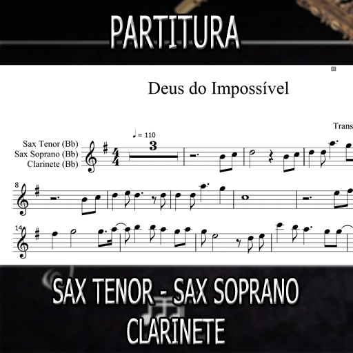 Partitura Deus do Impossível (Aline Barros)