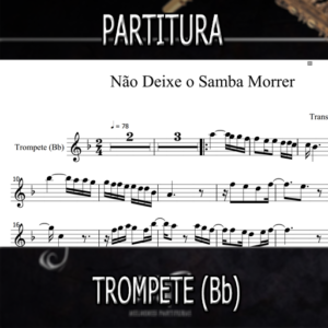 Não Deixe o Samba Morrer (Alcione) – Trompete (Bb)
