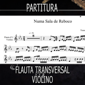 Partitura Numa Sala de Reboco (Luiz Gonzaga) Flauta-Violino