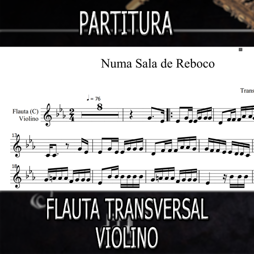 Partitura Numa Sala de Reboco (Luiz Gonzaga) Flauta-Violino