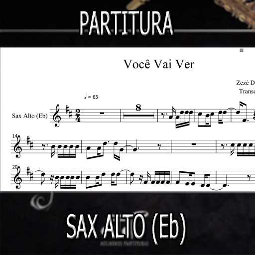 Partitura - Você Vai Ver (Zezé Di Camargo e Luciano) Sax Alto