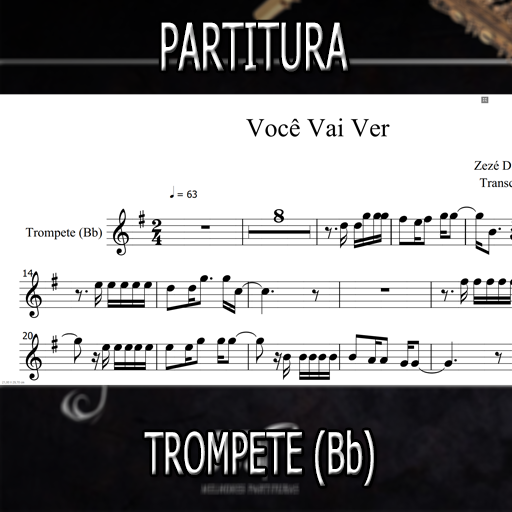 Partitura - Você Vai Ver (Zezé Di Camargo e Luciano) Trompete