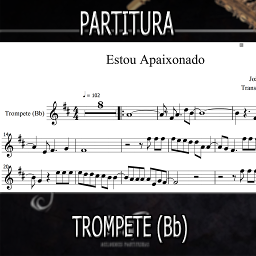 Partitura - Estou Apaixonado (Daniel) Trompete