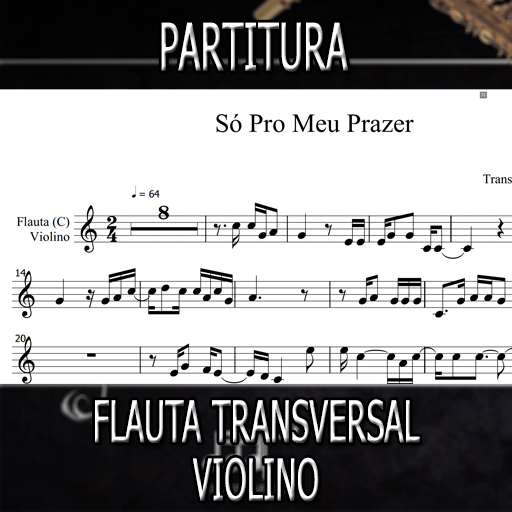 Partitura Só Pro Meu Prazer (Leoni) Flauta-Violino