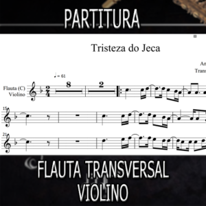 Partitura - Tristeza do Jeca - Flauta-Violino