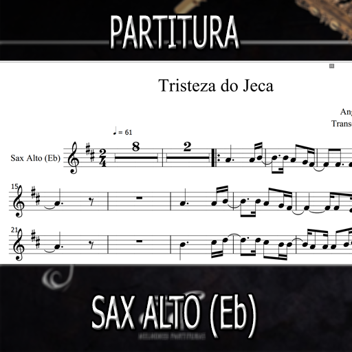 Partitura - Tristeza do Jeca - Sax Alto