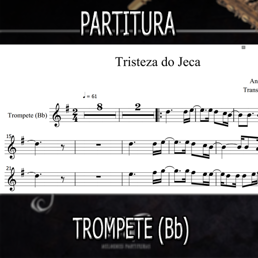 Partitura - Tristeza do Jeca - Trompete