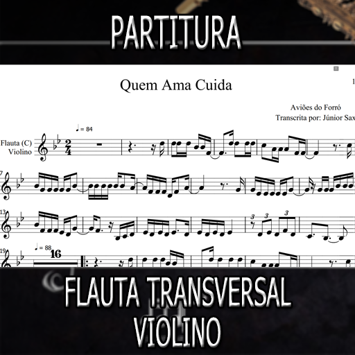 Quem Ama Cuida (Aviões do Forró) Flauta-Violino