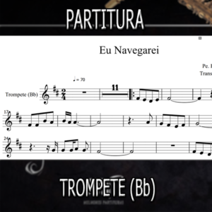 Partitura Eu Navegarei (Pe Reginaldo Manzotti) Trompete