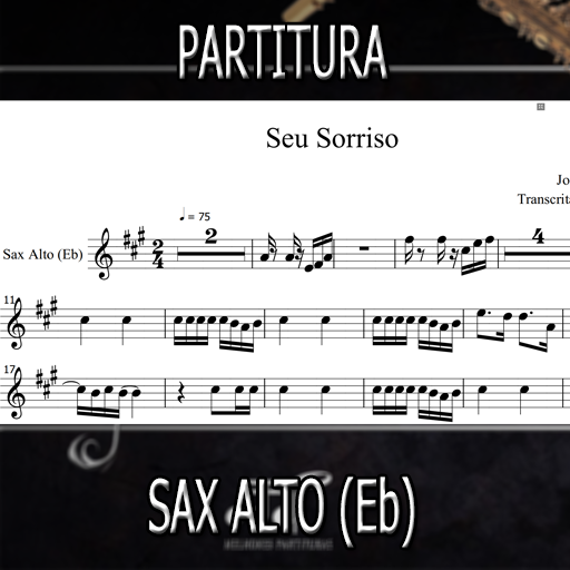 Partitura Seu Sorriso (João Gomes) Sax Alto