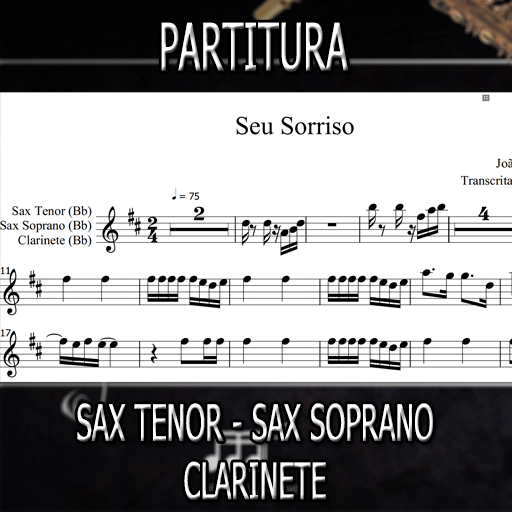 Partitura Seu Sorriso (João Gomes) Sax Tenor-Soprano-Clarinete (Bb)