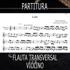 Tá Vendo Aquela Lua (Exaltasamba) – Flauta-Violino (C)