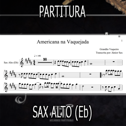 Partitura Americana Na Vaquejada (Grandão Vaqueiro) Sax Alto