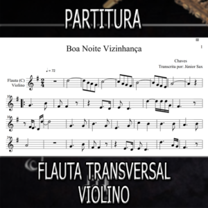 Boa Noite Vizinhança (Chaves) – Flauta-Violino (C)