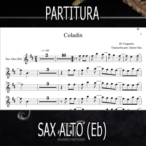 Partitura Coladin (Zé Vaqueiro) Sax Alto