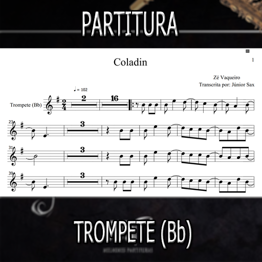 Partitura Coladin (Zé Vaqueiro) Trompete