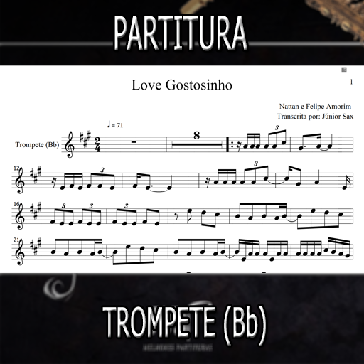 Partitura Love Gostosinho (Nattan) Trompete