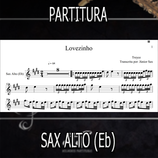 Partitura Lovezinho (Treyce) Sax Alto