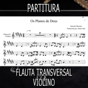 Os Planos de Deus (Samuel Messias) – Flauta-Violino (C)