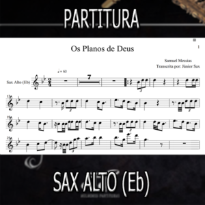 Os Planos de Deus (Samuel Messias) - Sax Alto (Eb)