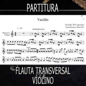 Vacilão (Zé Felipe, WS e Igow) – Flauta-Violino (C)