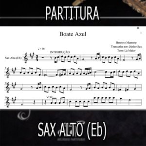Boate Azul (Bruno e Marrone) – Sax Alto (Eb)